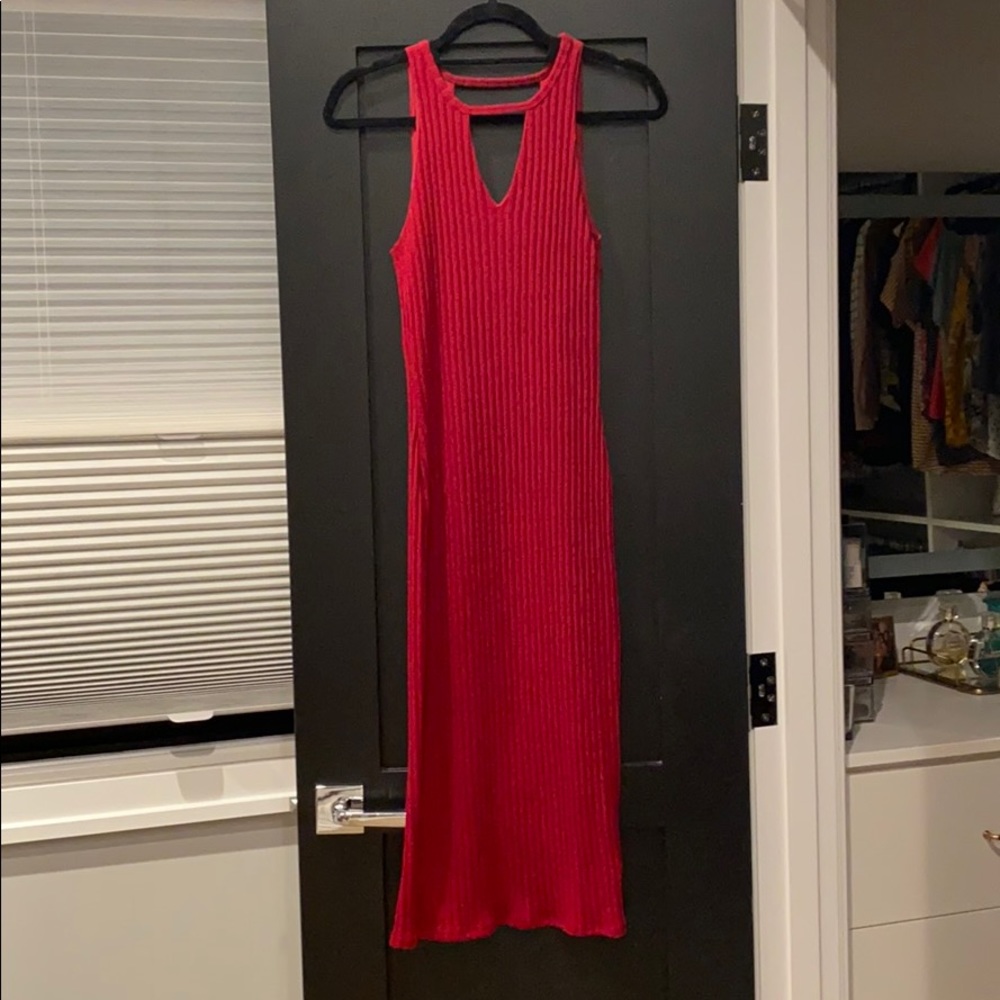 Red dress